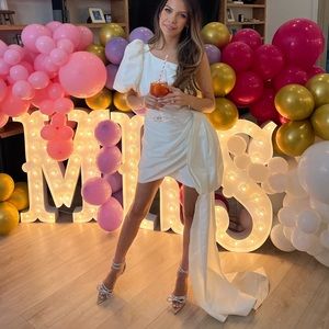 Anthropologie white dress